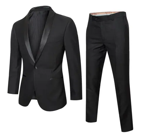 Black 2 Piece Slim Fit Tuxedo