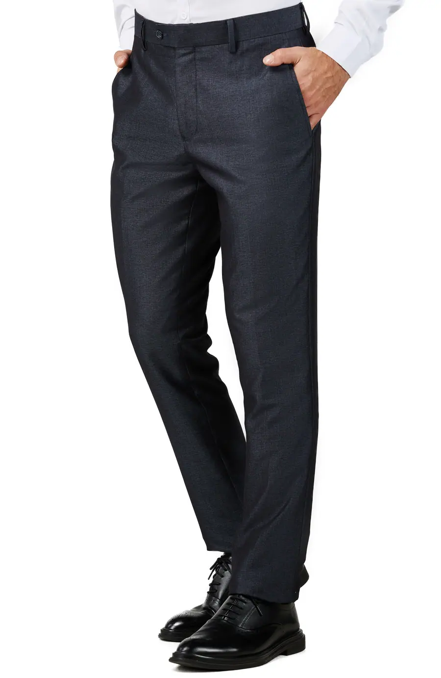 Midnight Blue Slim Fit Dress Pants
