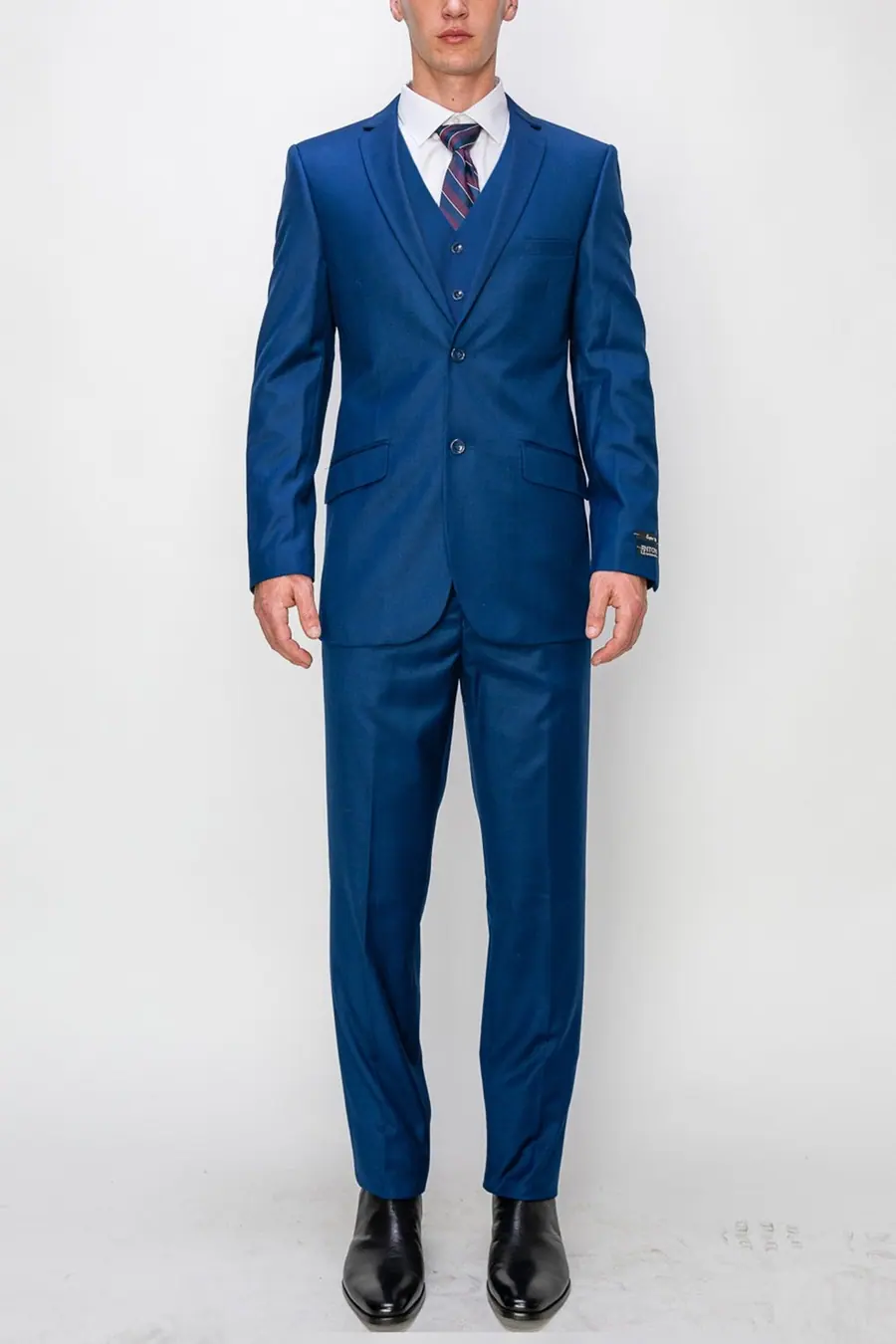 Blue 3 Piece Slim Fit Suit