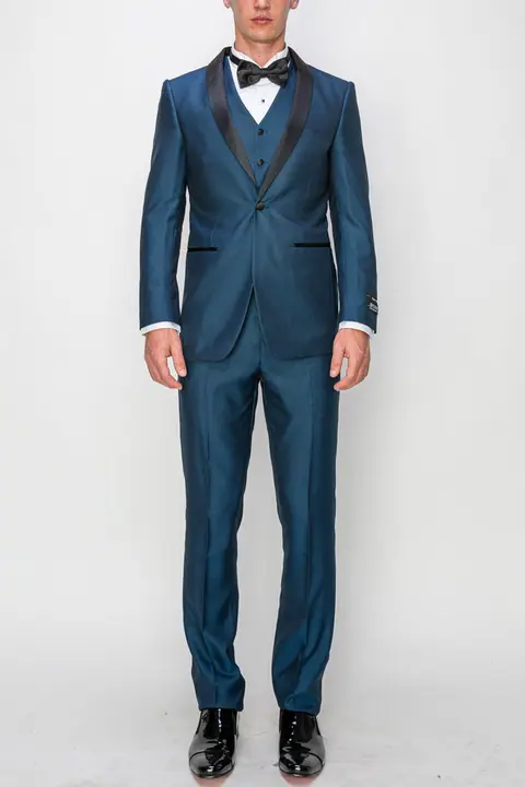 Midnight Blue 3 Piece Slim Fit Tuxedo
