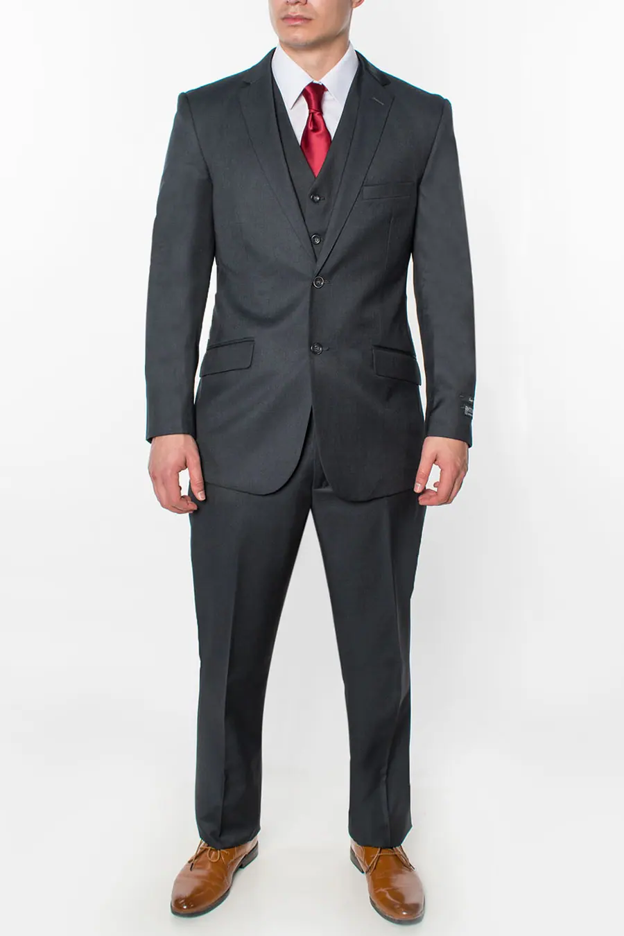 Charcoal 3 Piece Slim Fit Suit