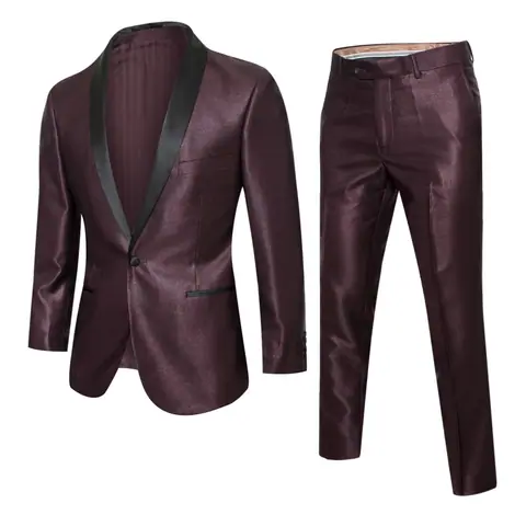 Maroon 2 Piece Slim Fit Tuxedo