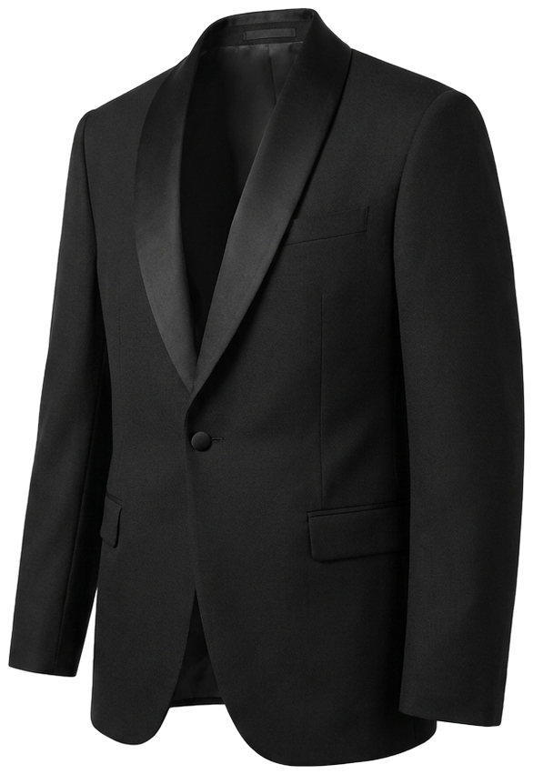 Black tuxedo jacket